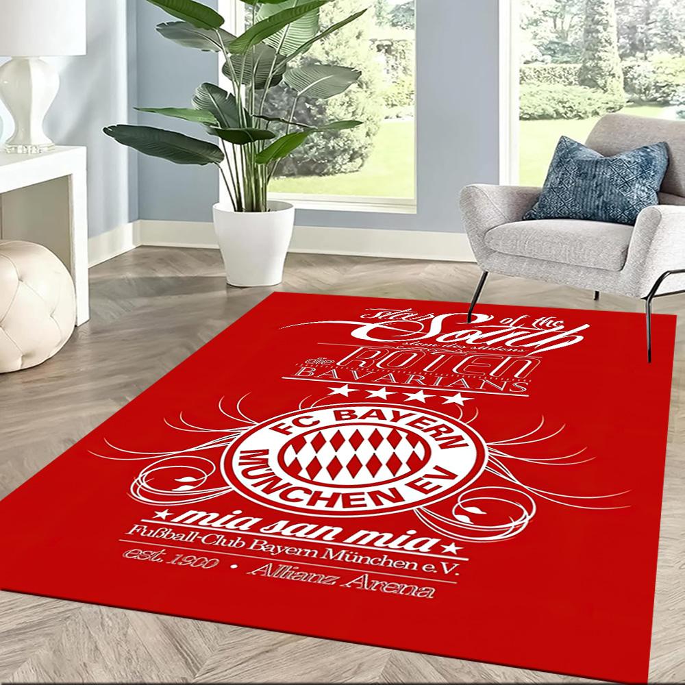 Fc Bayern München Square Rugs Are a Great Choice for Living Rooms, Bedrooms, Home Décor, and As Gifts.