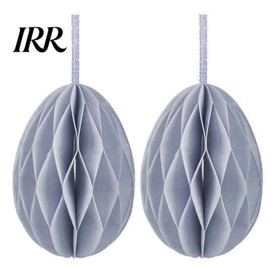 Honeycomb Wall Hanging 2 Pcs Easter Decoration 3D Paper Event Egg Ornaments for Home Classroom Decor Spring Party Supplies
