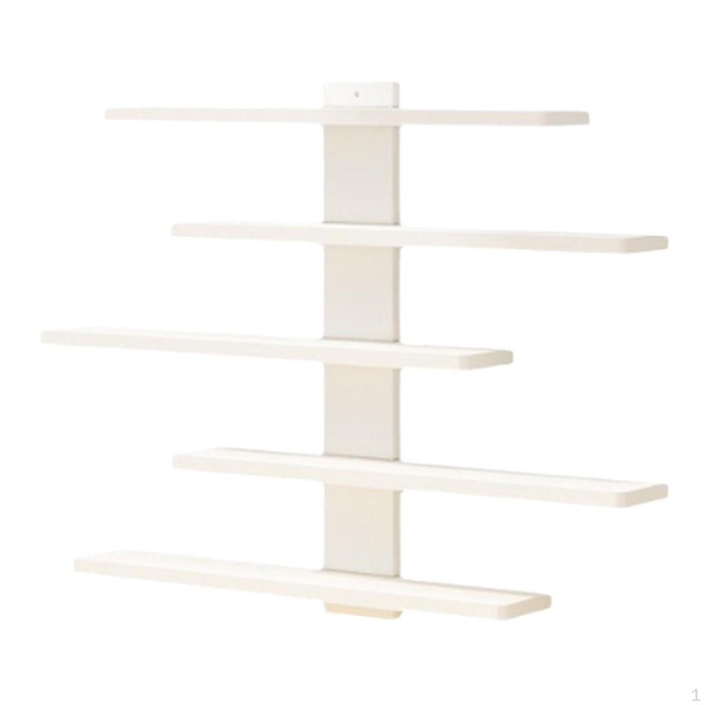 5 Tier Wall Shelf for Action Figures, Toys, Keepsakes, Display Dorm, Kids Room, Home