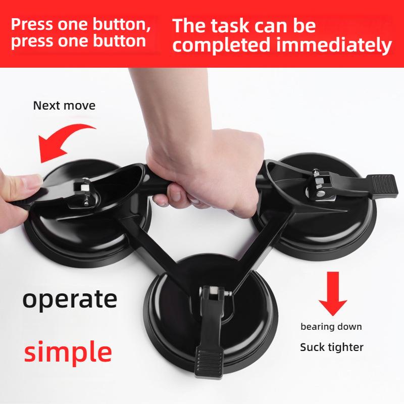 Strong Suction Cup Lifter - Powerful Grip for Glass, Tiles, Ceiling Panels & Floor Tiles | Lifts Screens, Car Parts | Heavy-Duty