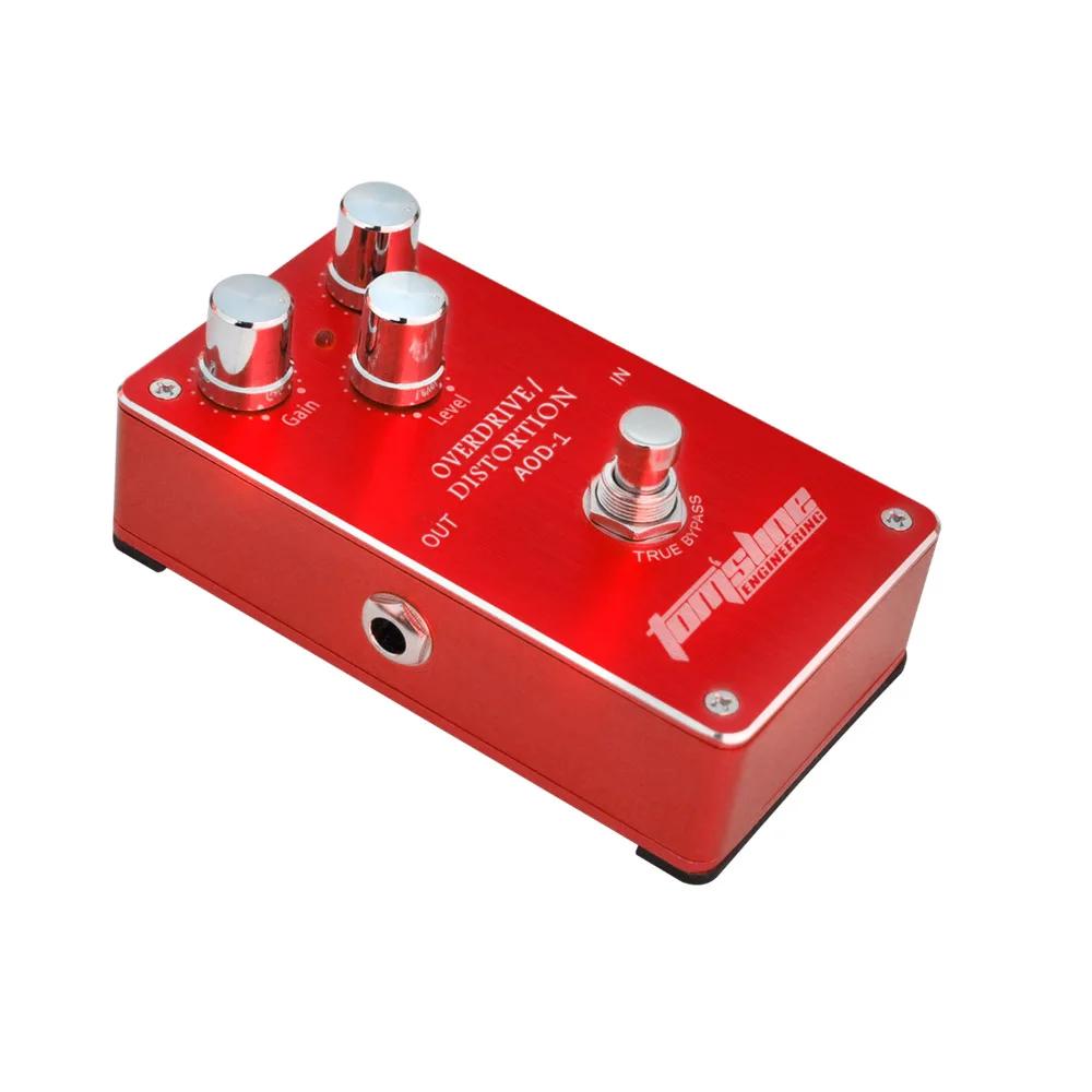 AROMA Overdrive Distortion Electric Guitar Pedal Effect Pedal True Bypass Aluminum Alloy Housing AOD-1 Guitar Accessories
