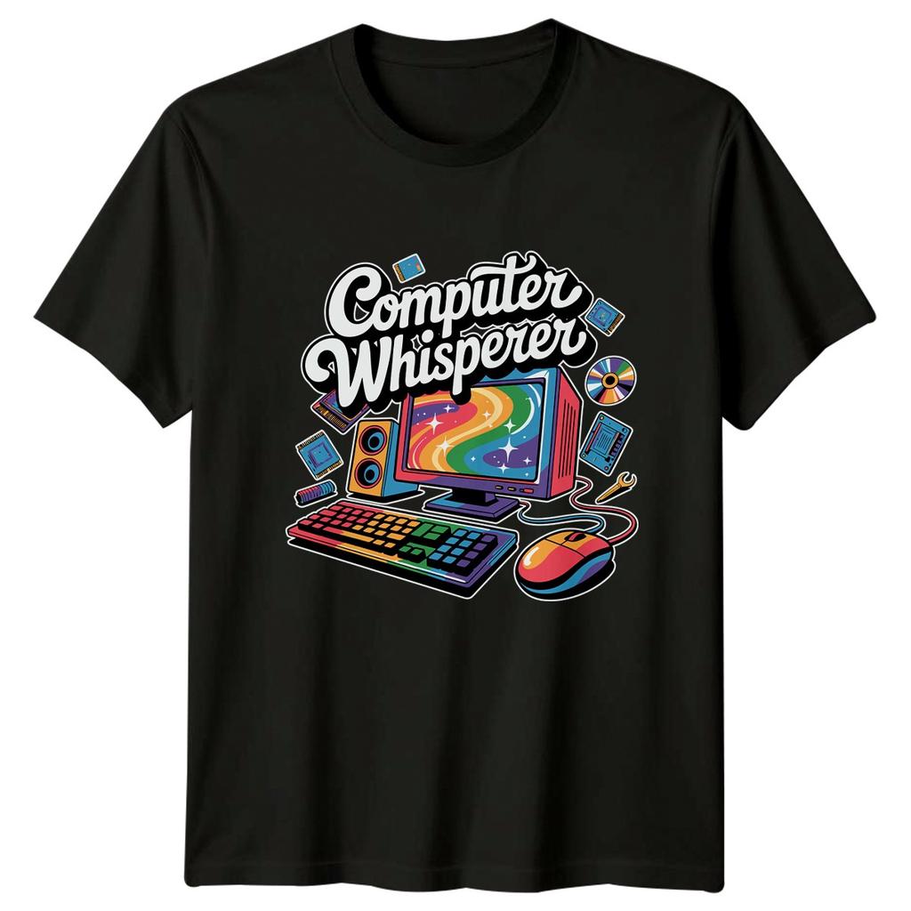 Computer Whisperer T-Shirt Programming Computing Birthday Gift For Him And Her