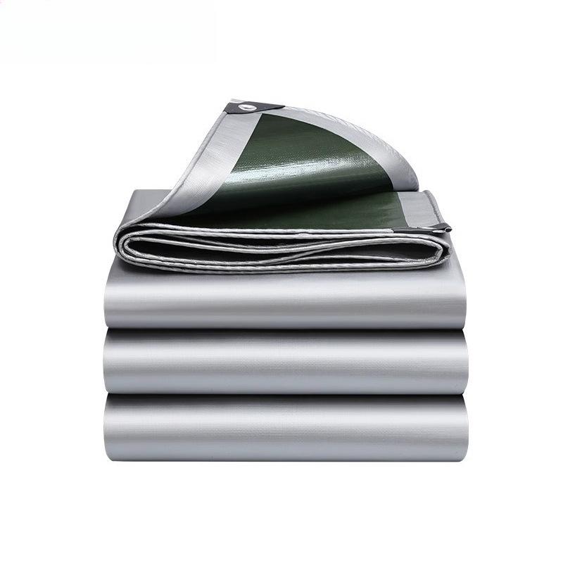 

Потовщена водонепроникна тканина для захисту від сонця та ізоляції на відкритому повітрі 4m x 5m зелений