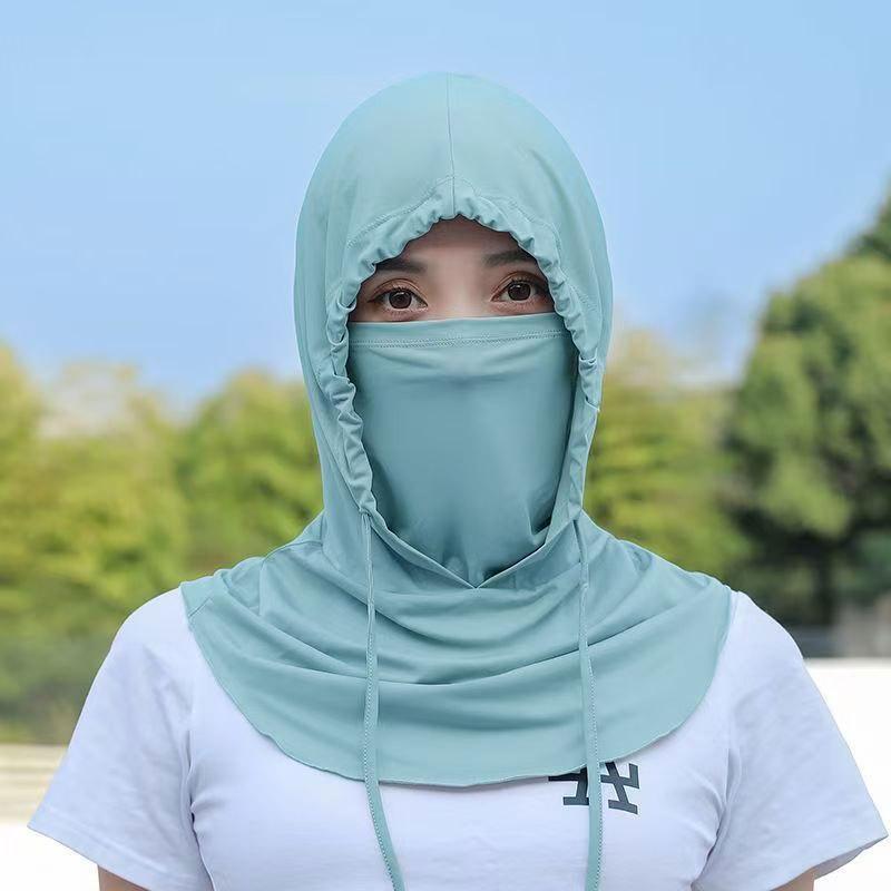 

Summer 360° Lightweight Cooling Sun Protection Hood Mask,Full Coverage Shroud for Outdoor Activities,Fishing, Surfing & Swimming