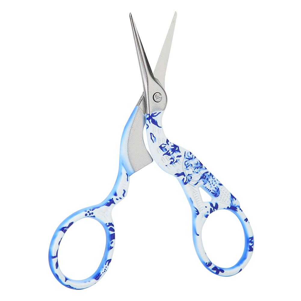 Crane Scissors Retro DIY Tailor Cloth Cutting Embroidery Household Sewing AccessoriesFlower
