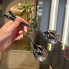 6Pcs Stainless Steel Coffee Spoon Ice Cream Dessert Tea Spoon Long Handle For Picnic Kitchen Supply Tableware Christmas Gift