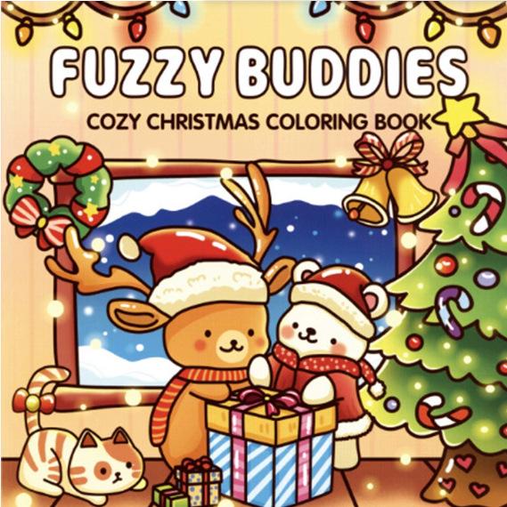 Children's Cartoon Coloring Book: Cute, Comfortable, Warm, Stress Relief, Simple Graffiti Drawing for Kids