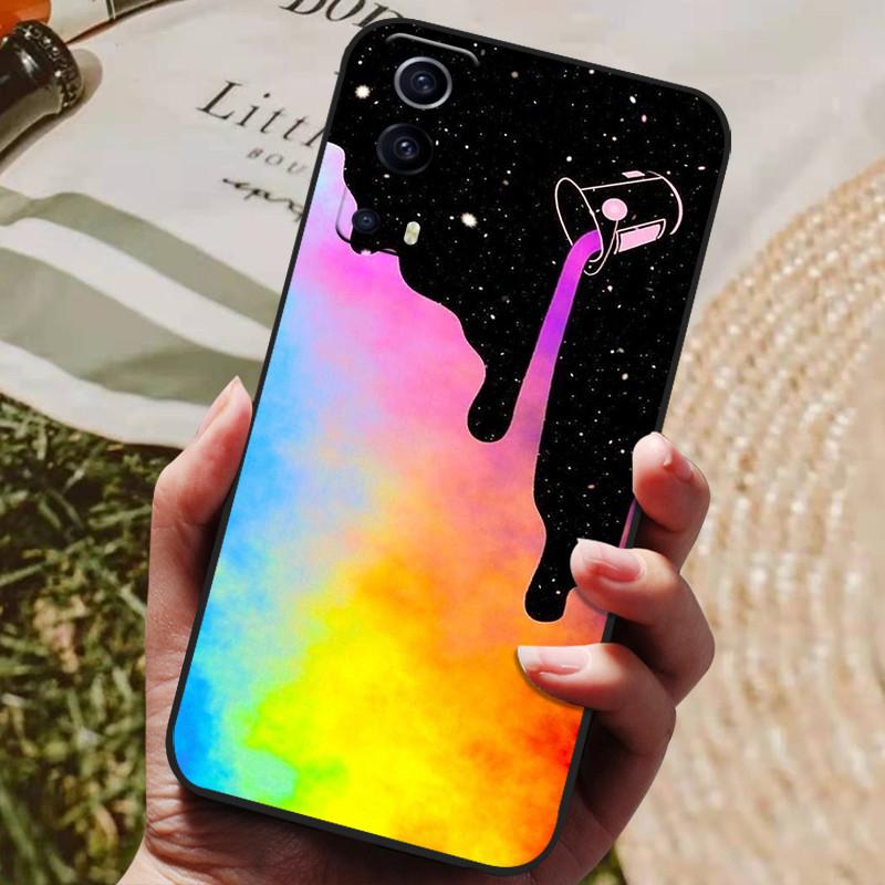 For Coque Vivo Y72 5G Case Silicon Back Cover Phone Case For Vivo Y72 5G Cases Soft Bumper Funda for Vivo Y 72 5G 6.58" Shells