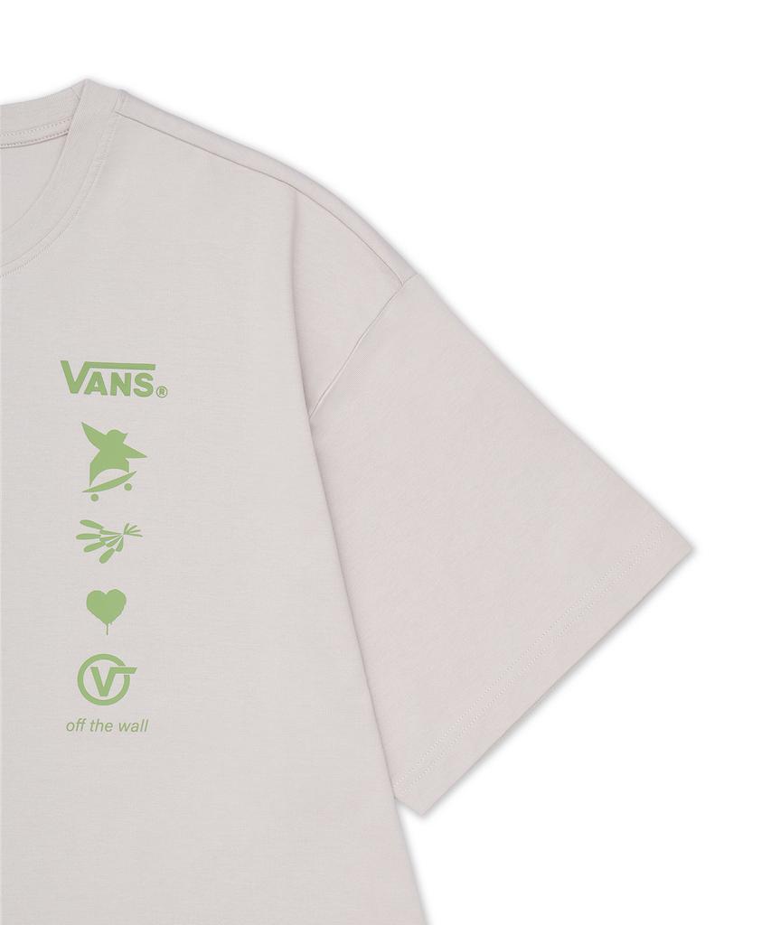 VANS Bird Short Sleeve T-Shirt - Taupe Mist / Vn000Tkyen91