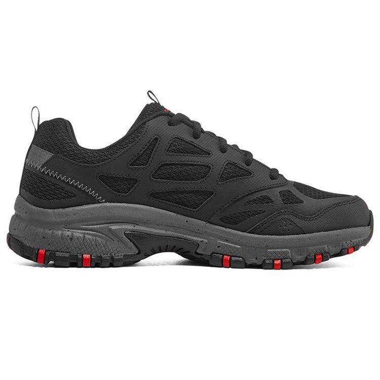 Skechers Scarpe da Corsa Basse in Tessuto Casual Hillcrest Uomo sneakers Nero Grigio 237265-BKCC
