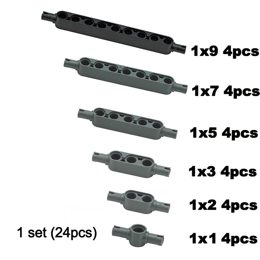 Mattoncini MOC Tecnici Braccio di Sollevamento Trave Foro Spesso Figure 1x3 1x4 1x5 1x6 1x7 1x9 1x11 Sostituzione Parti Compatibile Tutte le Marche