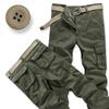 Men's Multi-Pocket Casual Overalls - Loose Fit, Straight Leg, Plus Size Trousers for Spring and Autumn