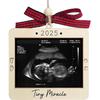 Baby Ultrasound Picture Frame Ornament, Pregnancy Announcement for Grandma Grandpa, Sonogram Picture Frame Ornament, Expecting Baby Gift for New