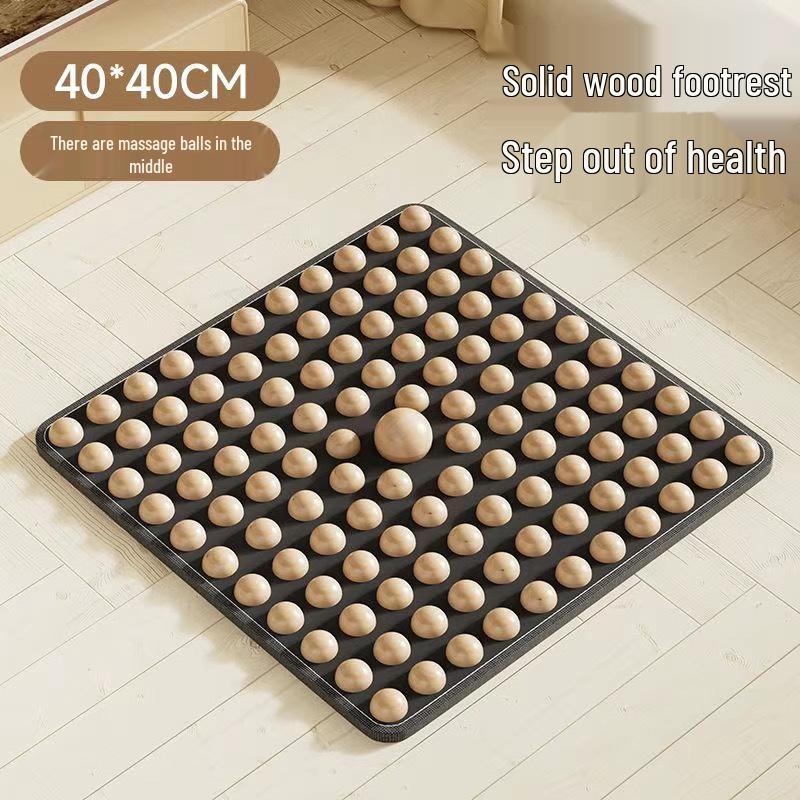 Массажный коврик для ног из массива дерева: Стационарный педальный массажер для ног с ультрамедленной работой для подошв стоп и разблокировки меридианов.