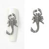 Embossed Nail Charms 3D Scorpion Nail Art Accessories for DIY Nail Art Design