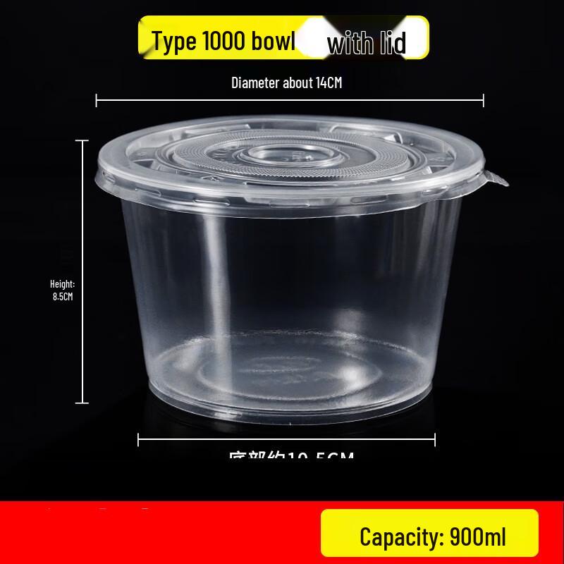 Disposable Plastic Food Packaging Bowl