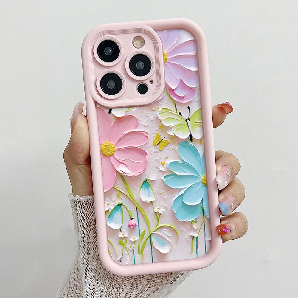 

Чехол-шнурок на запястье с цветком ромашки для Xiaomi 13T 11T 12T 14 12 13 Poco X6 X5 X3 F3 F5 Pro Lite Мягкий TPU чехол с ремешком для подвешивания Xiaomi Poco f3