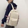 Schoolbag New High School College Student Versatile Schoolbag, Simple Large-capacity Backpack Men's and Women's Leisure Travel Backpack