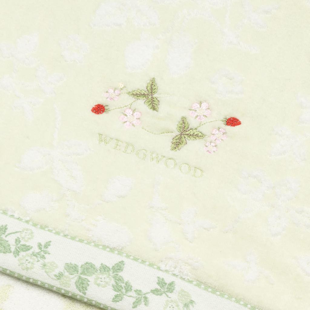 Nishikawa Bad Wedgwood Wild Shirring mit und TT11304666500 Handtuch, 60x120cm, Erdbeere, 100% Baumwolle, No-Twist Garn, Glatt, Weich, Hautfreundlich,