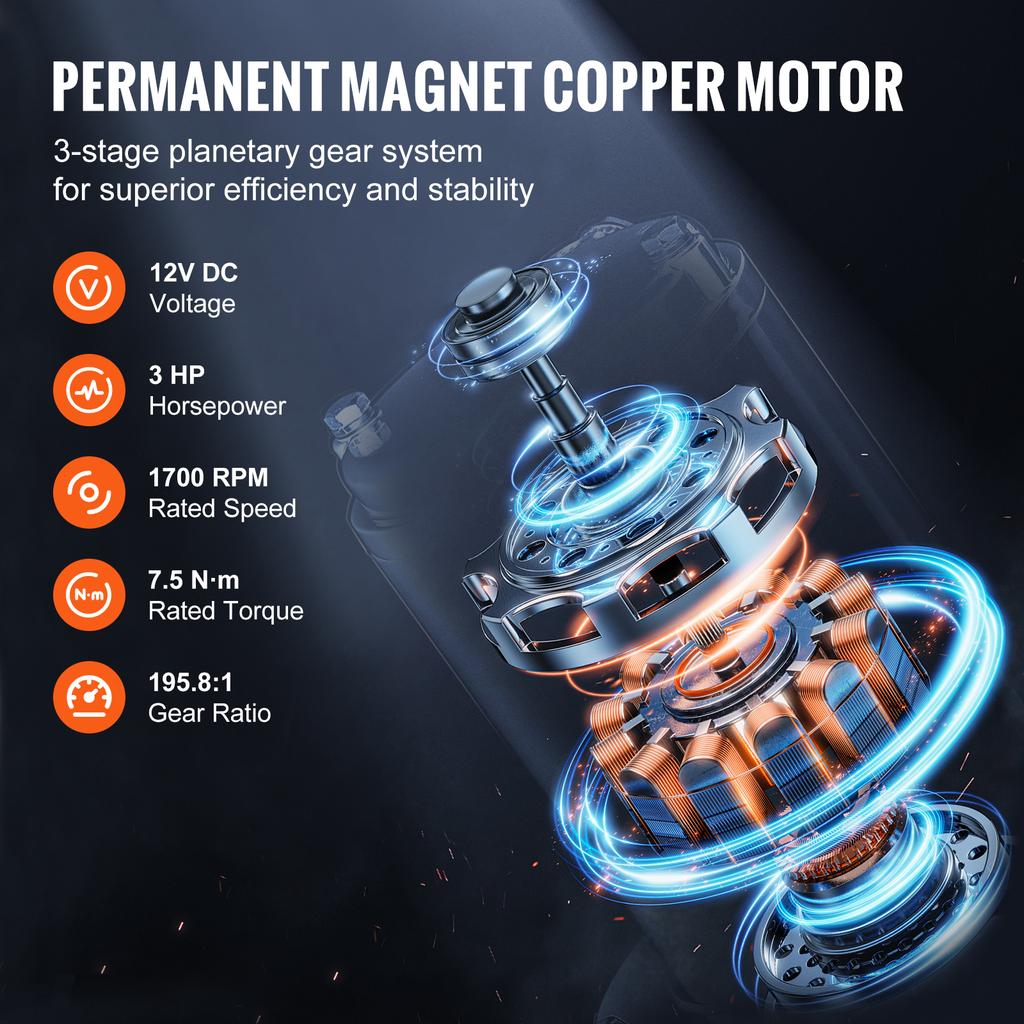 SucceBuy 10000lbs Electric Winch 12V Truck Car Winch with 65ft Synthetic Rope Wireless Control IP55 for Towing Off-Road SUV Jeep