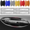 Car Door Sticker Carbon Fiber Scratches Auto Handle Protection Film For Mazda 3 6 CX5 2 CX3 CX9 MX5 RX8 Axela Demio MS CX5 2 Axela Demio Atenza MS GJI
