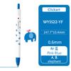 ZEBRA Press Watercolor Pen Clickart WYSS22 Fruit Animal Limited Portable Pen Washable Mildliner DIY Student Only