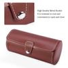3 Slot Watch Box Travel PU Leather Roll Case Jewelry Storage Collector Organizer