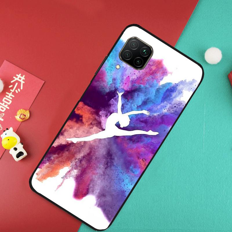 Gymnastics Oil Painting For Huawei Nova 12S 9 10 SE 7i 8i 11i 12i Y60 Y61 Y70 Y72 Y73 Y90 Y91 P20 P30 P40 Lite Case