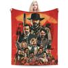 Arthur Morgan Baby Mädchen Gestrickte Decke Flanell RDR2 Spiel Super Warme Überwurfdecke für Draußen Reisen Schlafzimmer Steppdecke