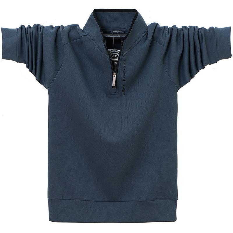 Men's Polo Shirts Long Sleeve Sweatshirt Pullover Quarter Zipper Up Stand Collar Fall Casual Sweat Shirts Turtleneck Pullover Mock Neck Tops for Men