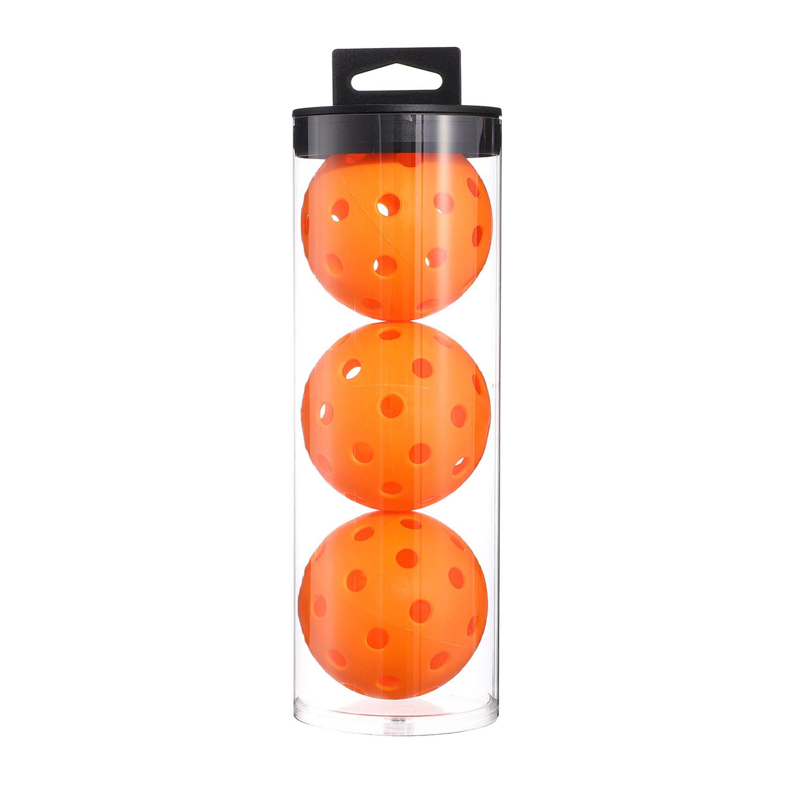 

3Pcs Pickleball Ball Professional with 40 Holes Practice Toy Ball for Outdoor Courts Training Practice Tournament Play Adult