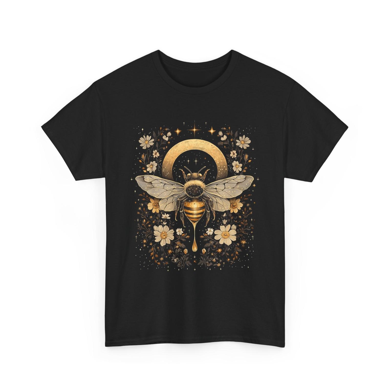 Футболка с пчелой | Футболка «Спасите пчел» | Футболка с медоносной пчелой | Пчела Цветочный Бохо Луна Звезды S