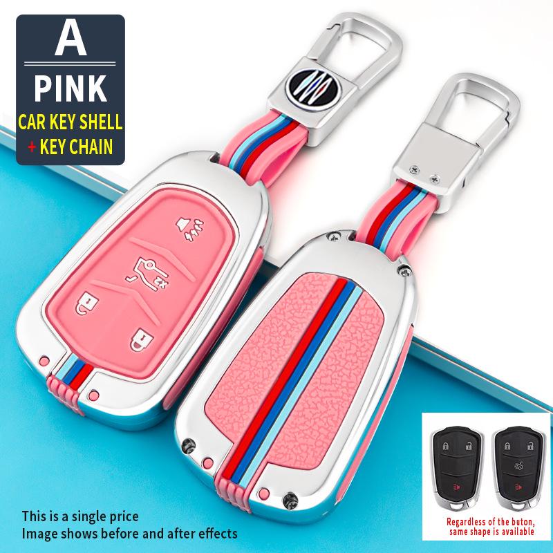 Silicone Remote Key Fob Cover for Cadillac XT5, CT6, XTS, XT4, and ATSL - Creative Design for Men and Women