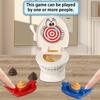 1set Poop Shooting - An Interesting Family Game - Poop Shooting Game Includes 1 Toilet,2 Rapid Shooters,6 Soft Plastic Toy Poops