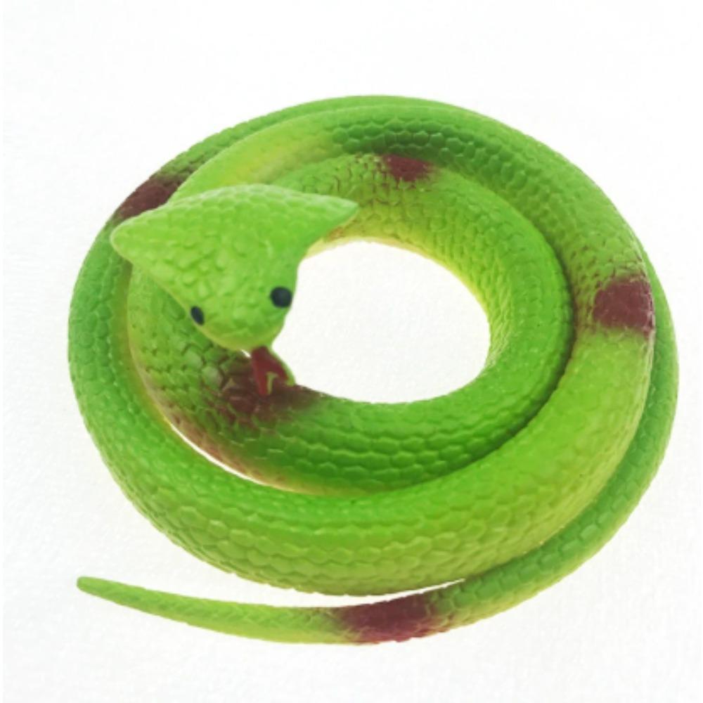 Simulated Snake Prank Trick Toys Halloween Practical Joke Gadget Props Decoration Fun Scary Tricky Toy Soft Rubber Gift