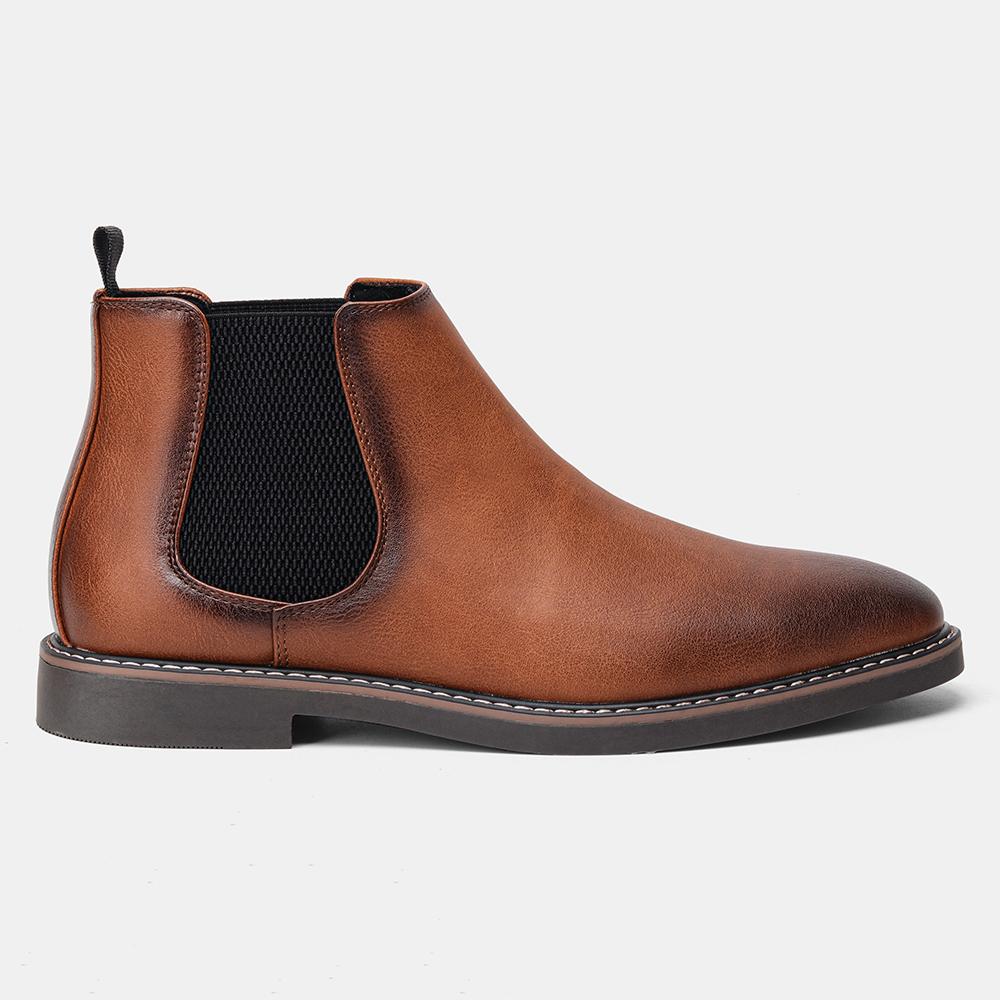 Boots Men Brand Comfortable 2026 Fashion Boots Leather