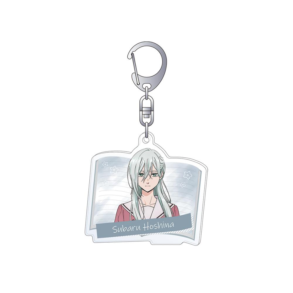 

The Fragrant Flower Blooms with Dignity Rimtaro Tsumugi Kaoruko Waguri Shohei Usami Official Acrylic Keychain Bag pendant Gifts 6 cm