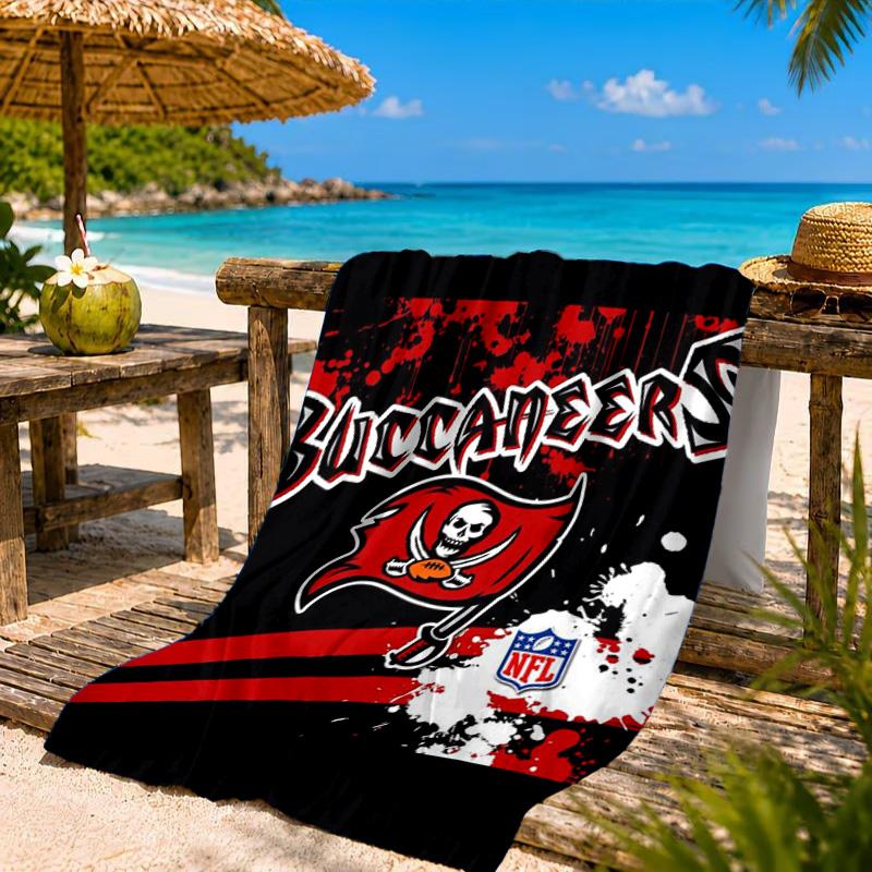 Tampa Bay Buccaneers Logo Strandtuch, Schnelltrocknend, Pflegeleicht, Geeignet für Fitness und Strandurlaub, Sport-Essential
