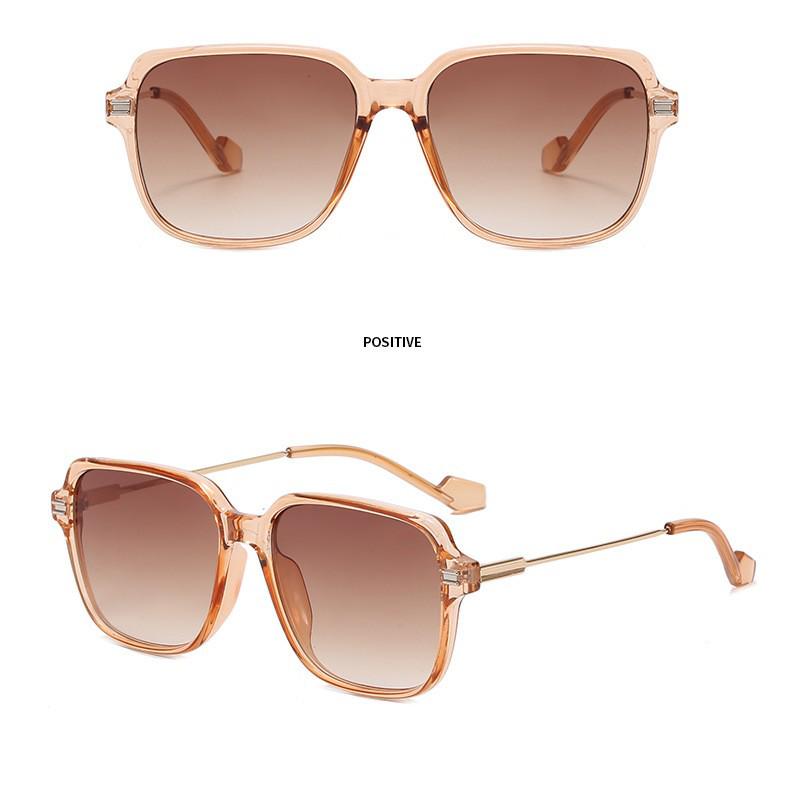 Retro UV Protection Sunglasses for Men and Women - High-End TR Square Frame