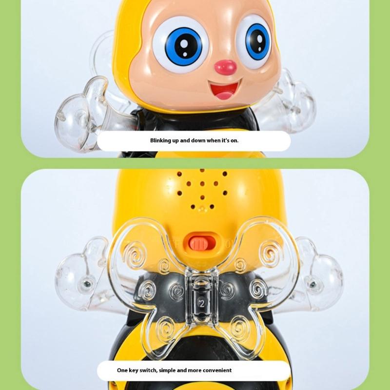 Musical Crawling Baby Toy With LED Light Show Educational Robot Gift For Kids Early Development