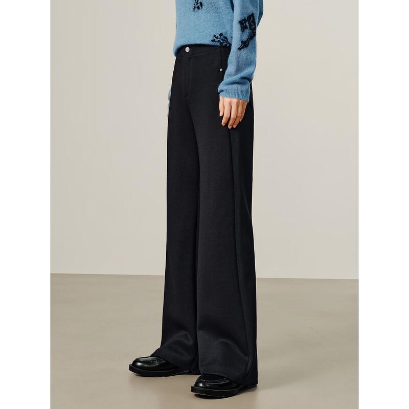 Anna Coco Women's Slim Fit Flared Commuter Trousers