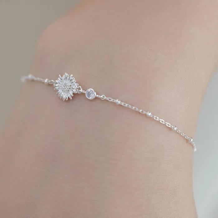 (Silver 925) Daisy Dazzle Bracelet BR2194