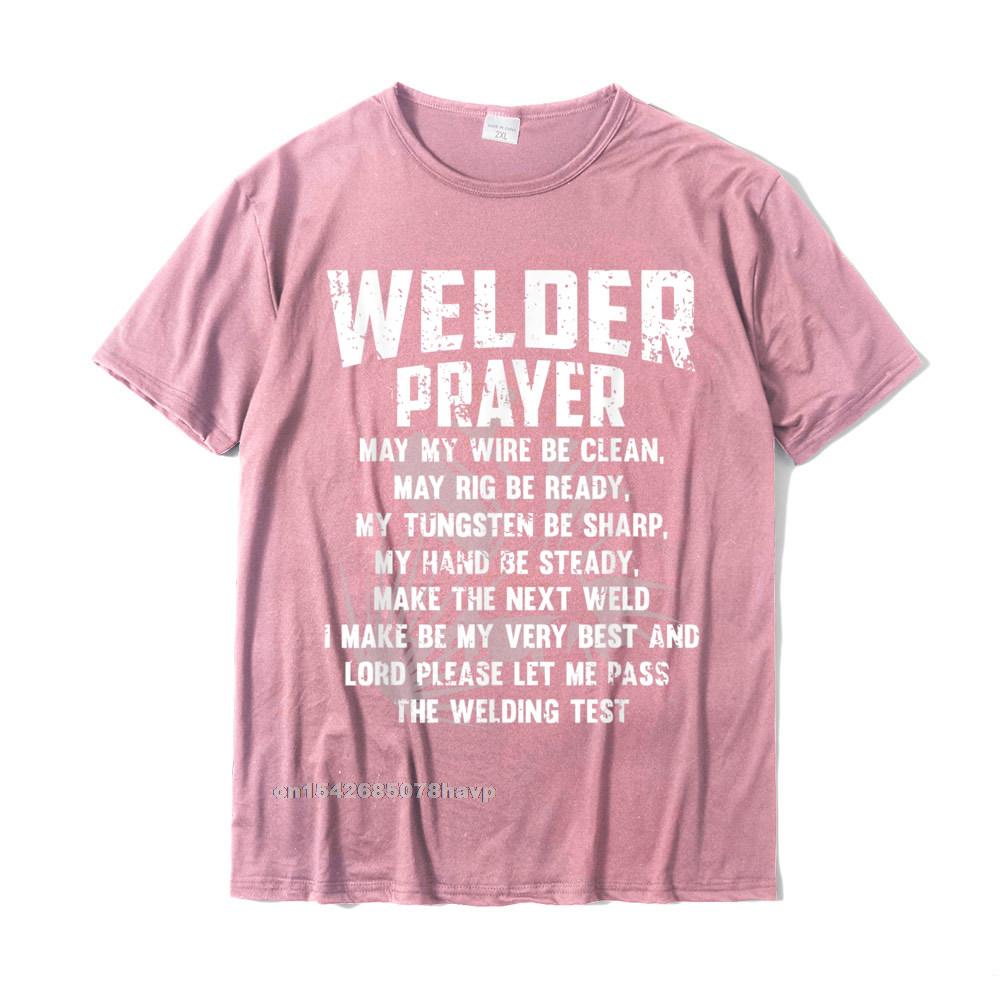 Unisexs Vintage Welder Welder Prayer Funny Welding Gift TShirt Summer Tees For Unisex Coupons Cotton T Shirts Casual