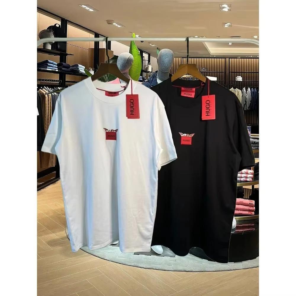Hot Sale Men Women T Shirt Designer Tees Hugo Print Short Sleeve Luxury Brand Oversized Top Round Neck Cotton T-Shirts Clothing