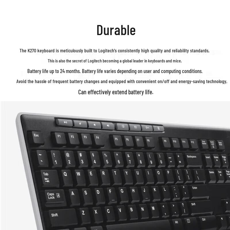 Logitech K270 Full-Size Wireless Office Keyboard