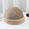 Thick Winter Landlord Hats Retro Melon Hat Fahsion Beanie Hat  Winter