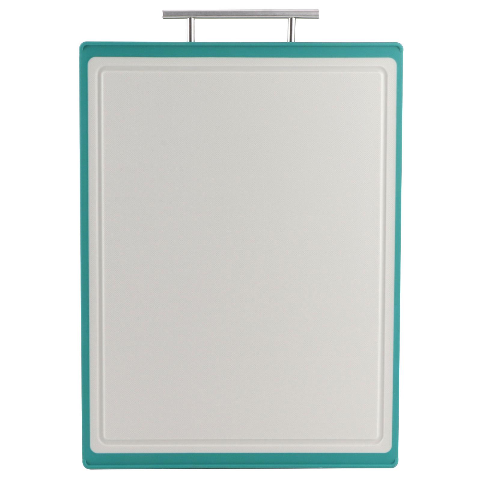 Double Sided Cutting Board 304 Stainless Steel PP Chopping Board for Home Kitchen