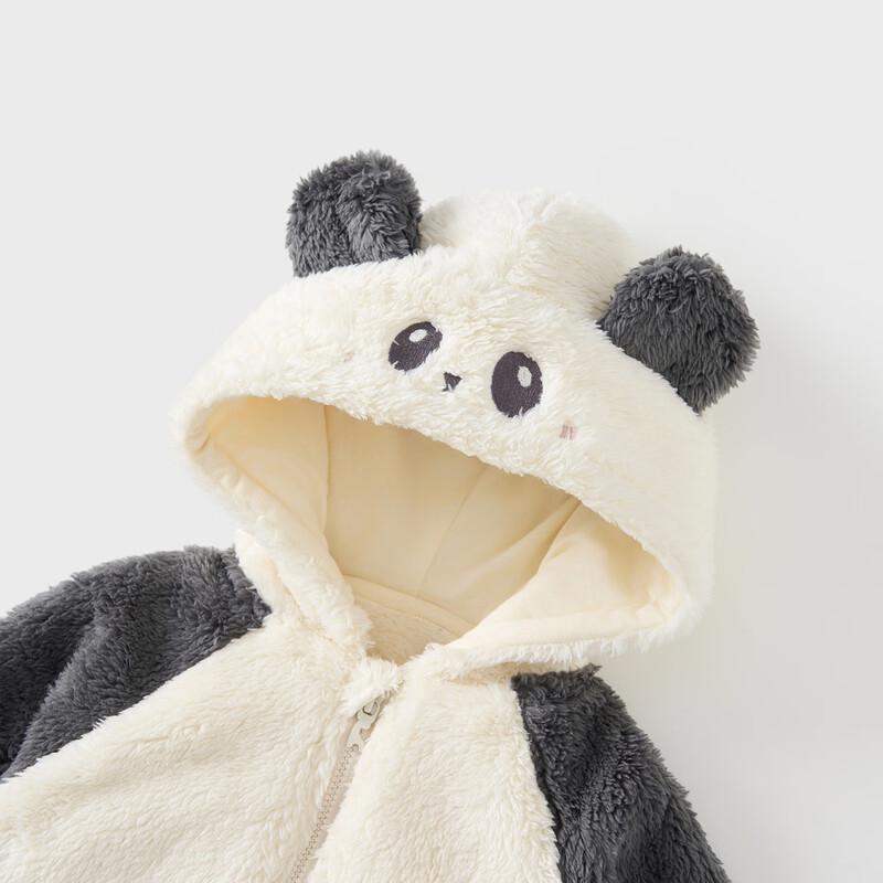 Tongtai Baby & Toddler Double-Sided Fleece Hooded Jacket 80