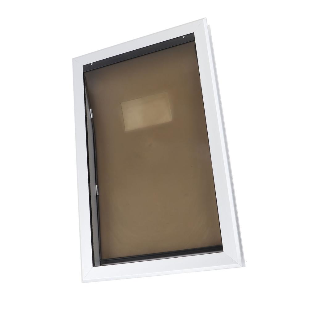 Hundetür Flexibel Abschließbar Sicherheit Stark Langlebig Haustierklappe für Innen- und Außentüren Silber