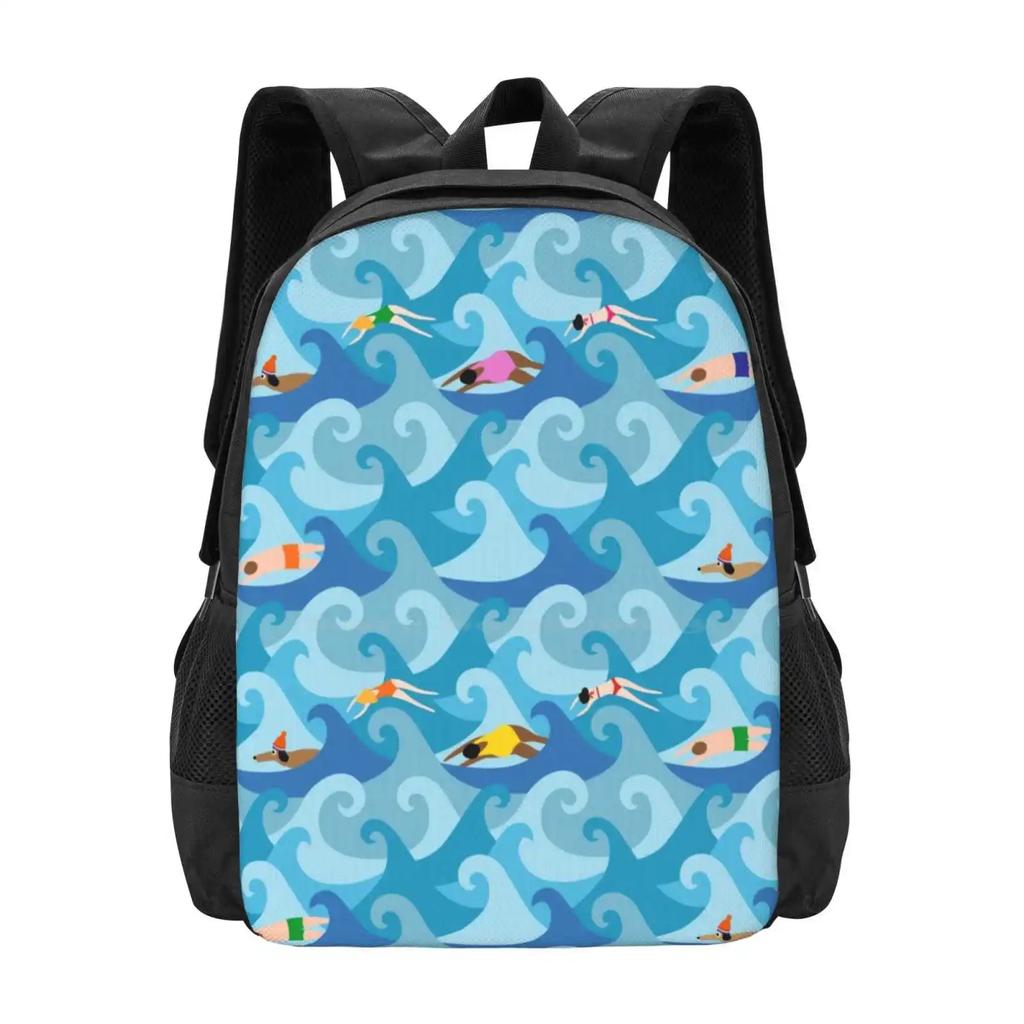 New Year’s Swim School Bags Travel Laptop Backpack Holiday Traditions Holidays Winter Summer Netherlands Holland England Uk